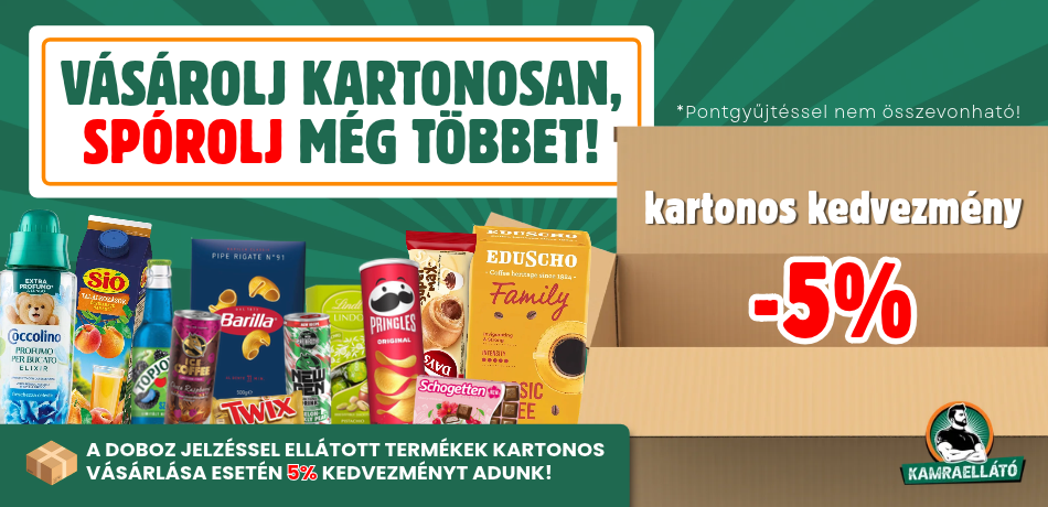 Élelmiszer webáruház - Mindent raktárkészletről!