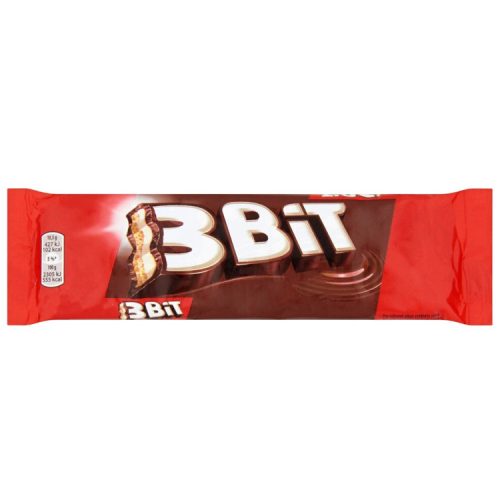 3Bit tejcsokoládéval bevont keksz szelet tejes töltelékkel - 46g