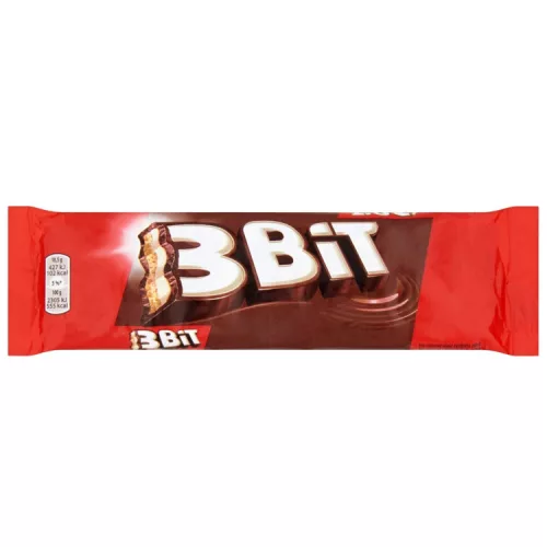 3Bit tejcsokoládéval bevont keksz szelet tejes töltelékkel - 46g