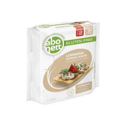 Abonett extrudált kenyér lenmaggal (gluténmentes) - 100g