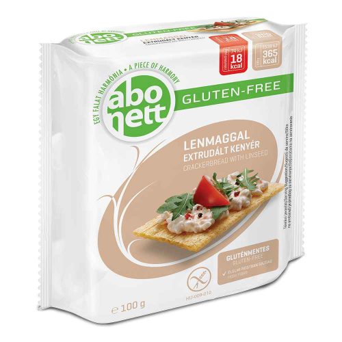 Abonett extrudált kenyér lenmaggal (gluténmentes) - 100g