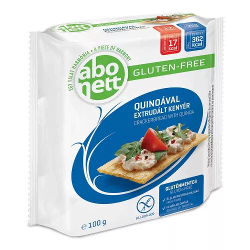 Abonett extrudált kenyér quinoa maggal (gluténmentes) - 100g