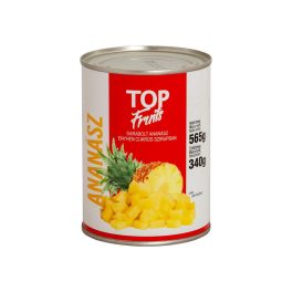 Top Fruits darabolt ananász - 565g