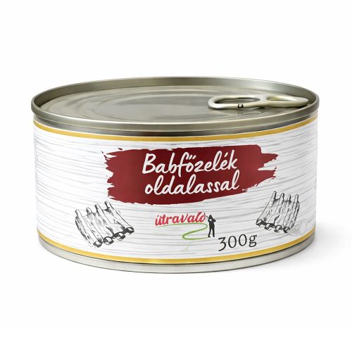 Babfőzelék füstölt oldalassal - 300g