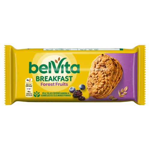 Belvita Breakfast erdei gyümölcsös, gabonás keksz - 50g
