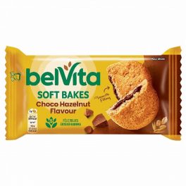   Belvita Soft Bakes gabonás, mogyoróízű keksz kakaós töltelékkel - 50g