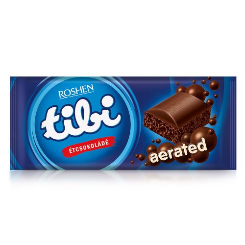 Tibi táblás Aerated étcsokoládé - 80g