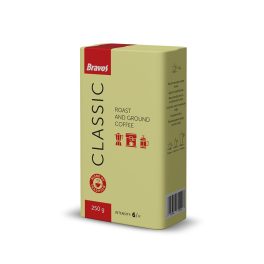 Bravos classic őrölt kávé 100% robusta - 250g