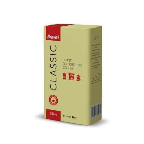 Bravos classic őrölt kávé 100% robusta - 250g