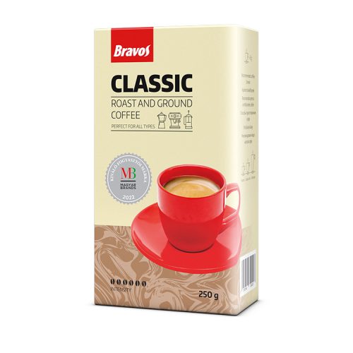 Bravos classic őrölt kávé 100% robusta - 250g