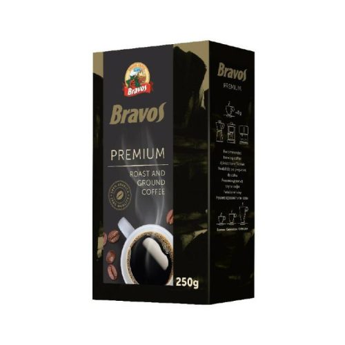 Bravos premium őrölt kávé 100% Arabica - 250g