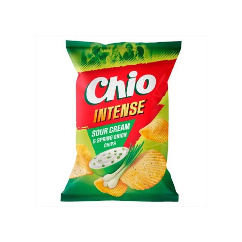 Chio Intense újhagymás-tejfölös burgonyachips - 55g
