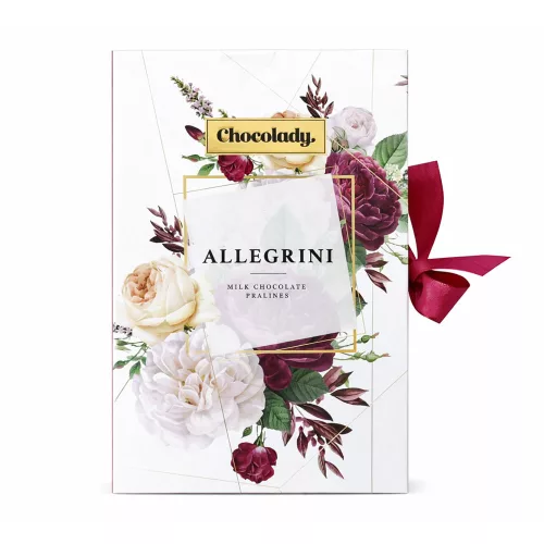 Chocolady könyv praliné cappuccino és mogyoró töltelékkel - 150 g