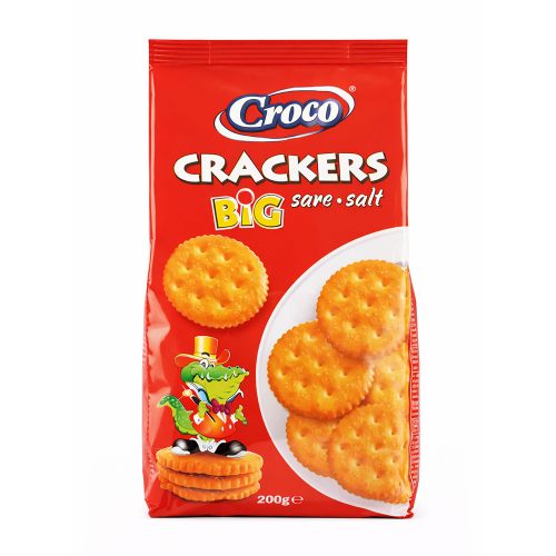 Croco Big kréker sós - 200g