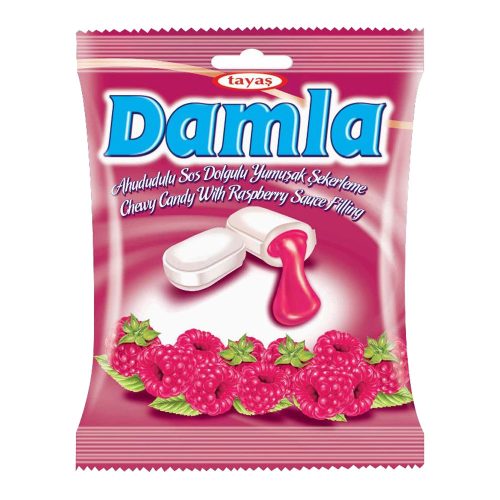 Damla cukor málna - 90g