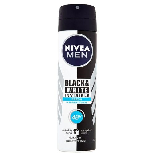 Nivea Black&White férfi deo spray Invisible Fresh - 150ml