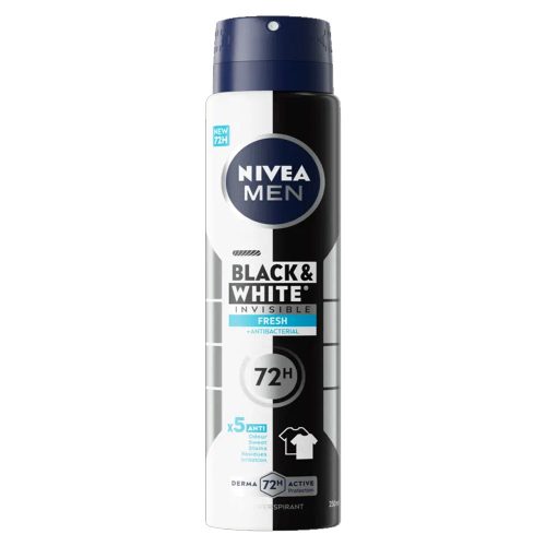 Nivea Black&White férfi deo spray Invisible Fresh - 150ml
