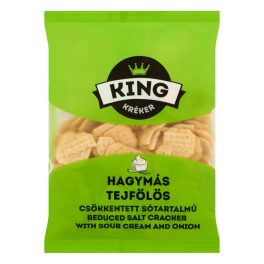 Detki King Kréker hagyma-tejföl - 100g