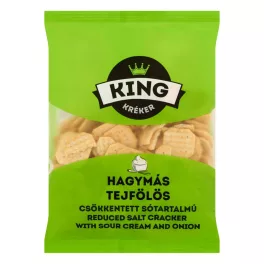 Detki King Kréker hagyma-tejföl - 100g