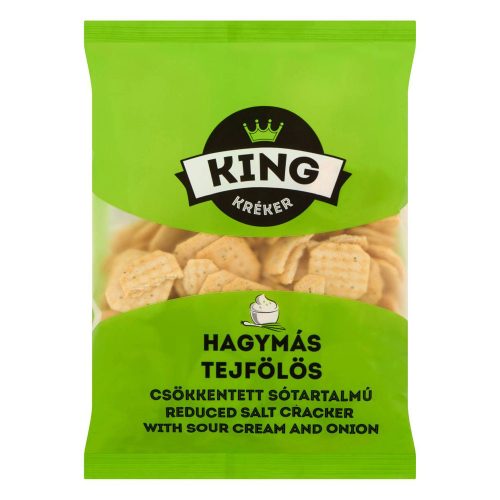 Detki King Kréker hagyma-tejföl - 100g