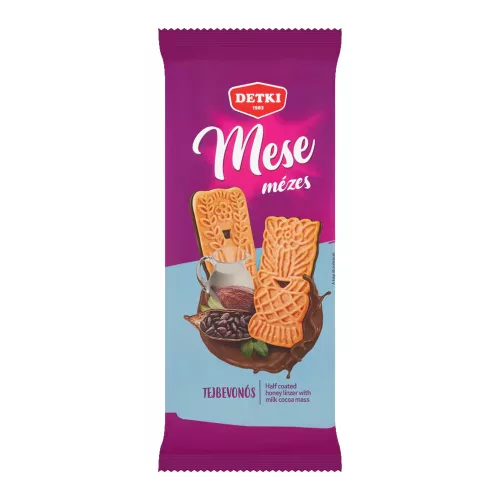 Detki Mese mézes linzer tejbevonóval félig mártva - 180 g