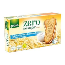 Gullon joghurtos reggeli szendvicskeksz - 220g