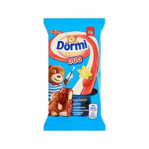 Dörmi piskóta duo epres-vaníliás - 30g