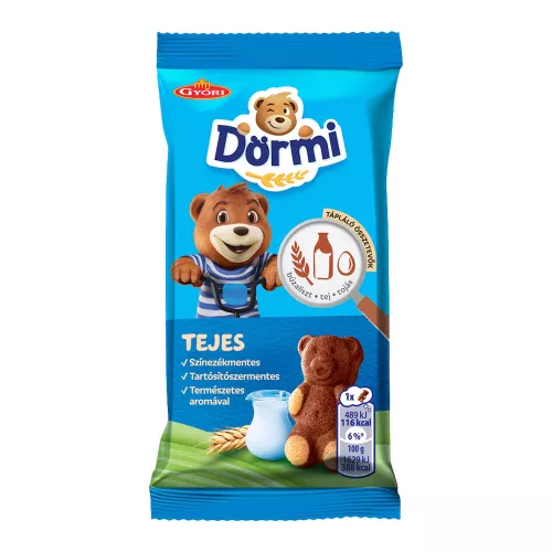 Dörmi tejes krémmel töltött puha piskóta - 30g