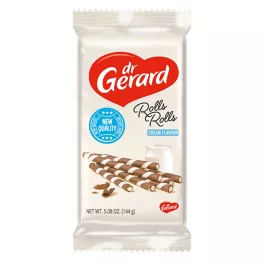 Dr.Gerard rolls zebra tejszínes ostyrúd - 144g