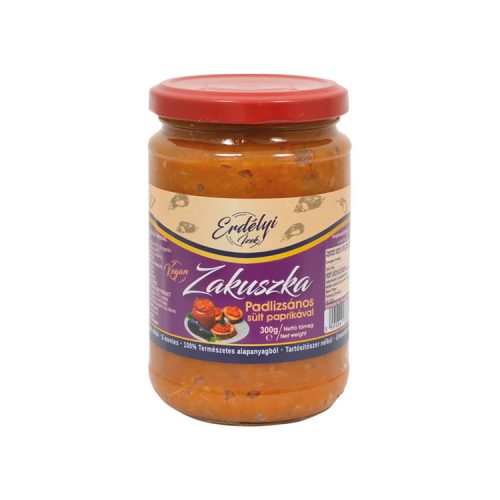 Erdélyi ízek padlizsános zakuszka sült paprikával - 315ml