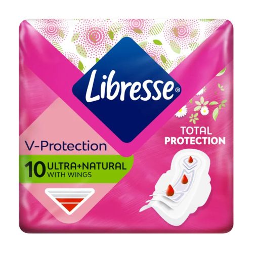 Libresse Aloe&Camomile Ultra Wings Normal egészségügyi betét - 10 db