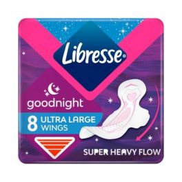   Libresse Ultra Goodnight Large Wings egészségügyi betét - 8db