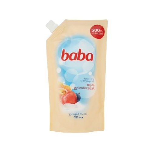 Baba folyékony szappan utántöltő Tej & Gyümölcs - 500ml