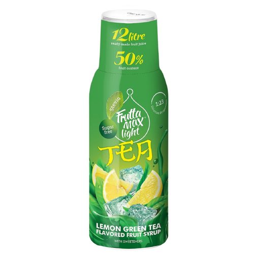 Fruttamax Light Citrom-Zöld Tea ízű gyümölcsszörp - 500ml