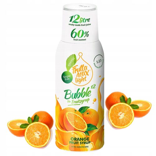 Fruttamax Light Narancs ízű Gyümölcsszörp - 500Ml