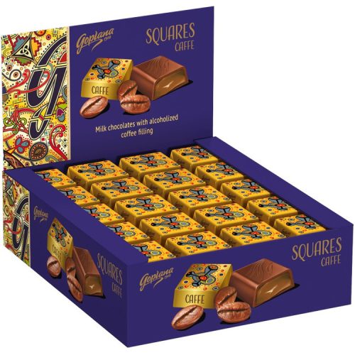 Goplana kocka kávés alkoholos praliné - 1000g