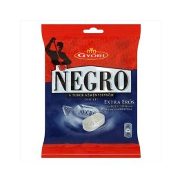 Győri Negro extra erős töltetlen keménycukorka - 79g