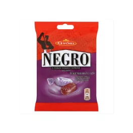 Győri Negro töltetlen keménycukorka, feketeribizli -79g