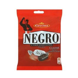   Győri Negro Classic mentol-ánizs ízű töltött keménycukorka - 159g