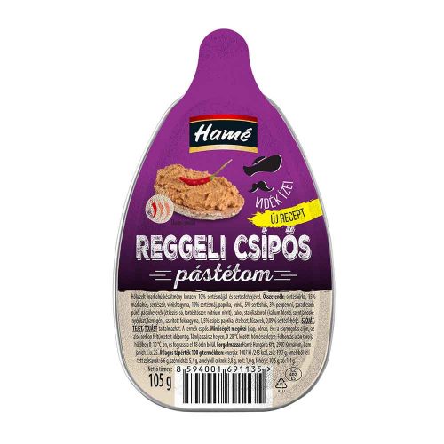 Hamé pástétom reggeli csípős 105g