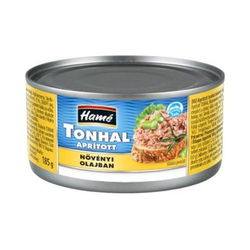 Hamé aprított tonhal növényi olajban - 185g