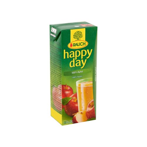 Happy Day Alma ízű gyümölcslé 100% - 200ml