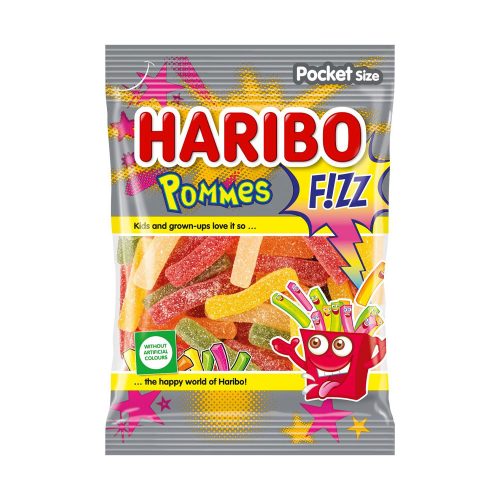 Haribo Pommes Fizz gumicukor - 80g