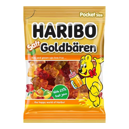 Haribo Goldbaren Saft gumicukor - 80g