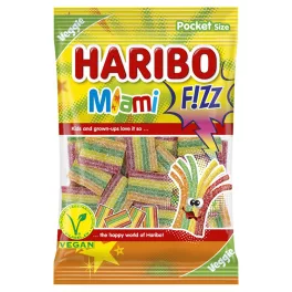 Haribo Miami Fizzvgumicukor - 85g