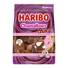 Haribo gumicukor Chamallows Choco - 160 g