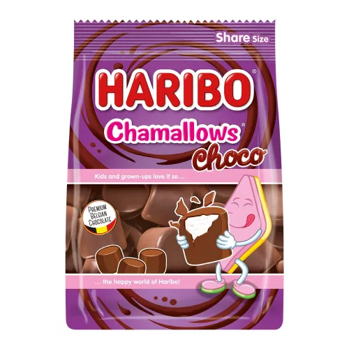 Haribo gumicukor Chamallows Choco - 160 g