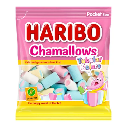 Haribo Chamallow Tubular Colors pillecukor - 90g
