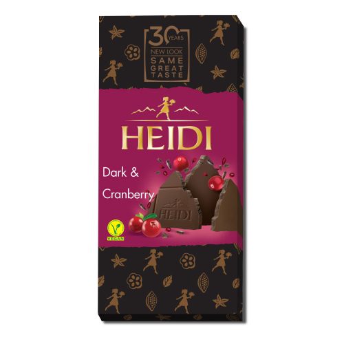 Heidi táblás étcsokoládé áfonya - 80g