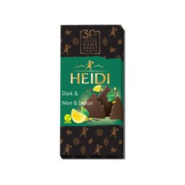 Heidi táblás étcsokoládé citrom mentol - 80g